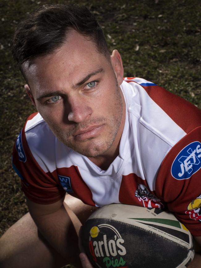 He is also captain of the Glebe Dirty Reds. Image AAP/Matthew Vasilescu