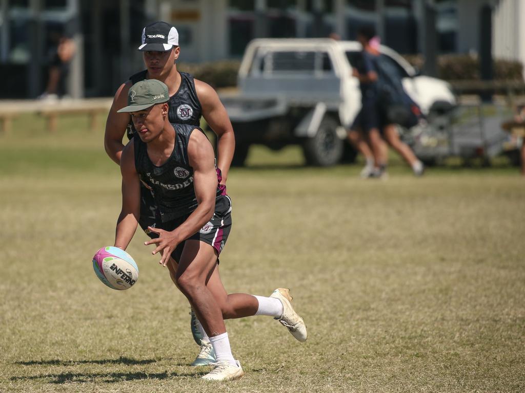 Marsden State High V St Brendans at the 2024 Gold Coast Titans All Schools Touch Football Picture: Glenn Campbell