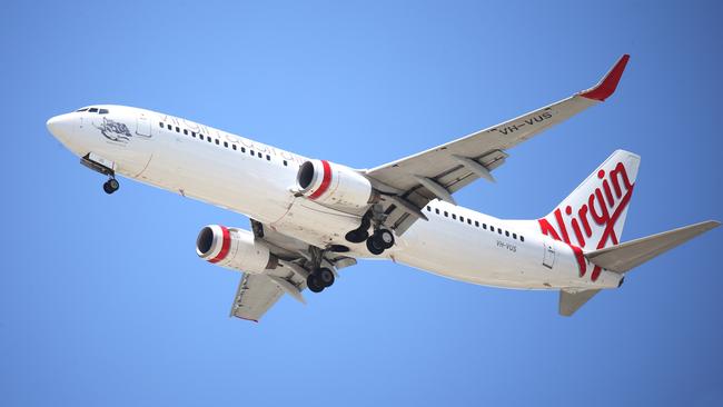 Virgin owner Bain is eyeing an IPO of the airline in the March quarter. Picture: Brendan Radke