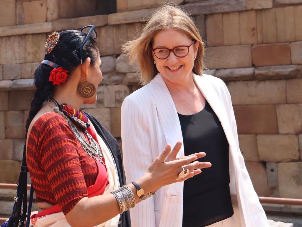 Jacinta Allan unveiled the plan on a trip to India. Picture: Supplied