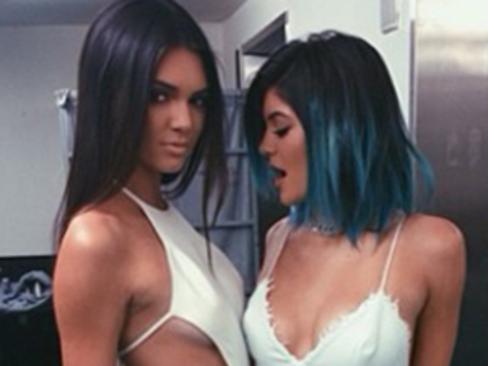 Kylie and Kendall Jenner pictured pre-Billboard Music Awards 2014. Picture: Instagram