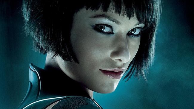 Olivia Wilde as Quorra in a scene from film Tron: Legacy.