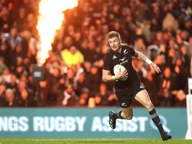 All Blacks star Jordie Barrett was impressed by the skills on show at the AFL. Picture: Getty