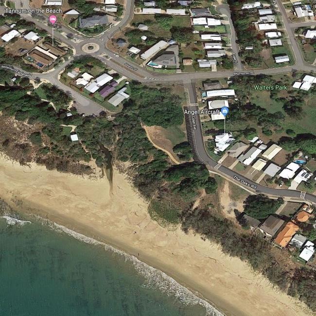 An aerial view of Tannum Sands Beach. Picture: Supplied.