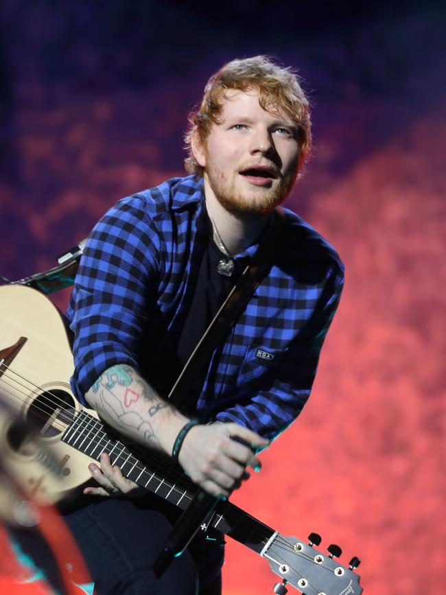 Ed Sheeran is the world’s most famous busker. Picture: AAP