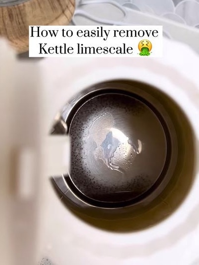 Instagrammer Carolina Mccauley has revealed an easy way to clean a kettle. Picture: Instagram/carolina.mccauley