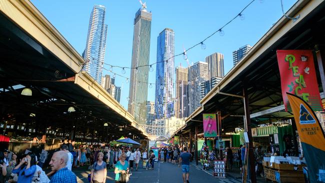 The council won’t dig under the market’s old sheds. Picture: QVM