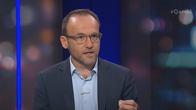 Greens Leader Adam Bandt. Picture: ABC / Supplied