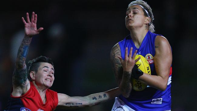 Moana Hope kicked six goals in this year’s exhibition game. Picture: Getty Images