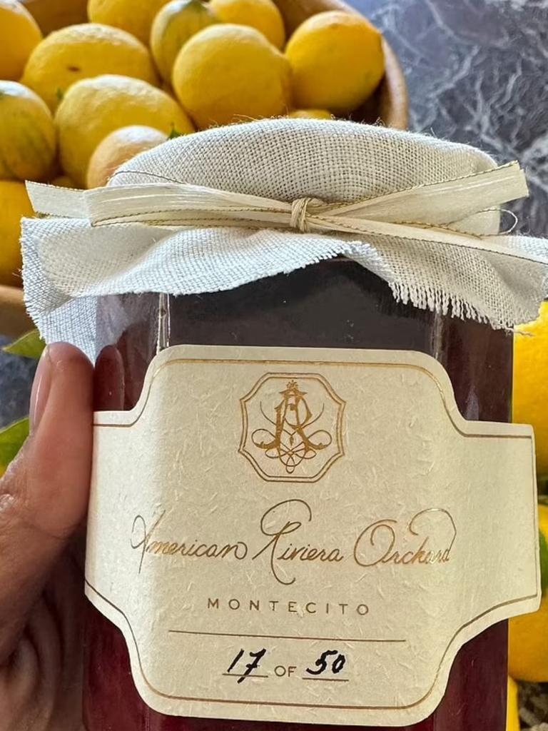 She gifted 50 homemade jams to influencers and friends. Picture: Instagram