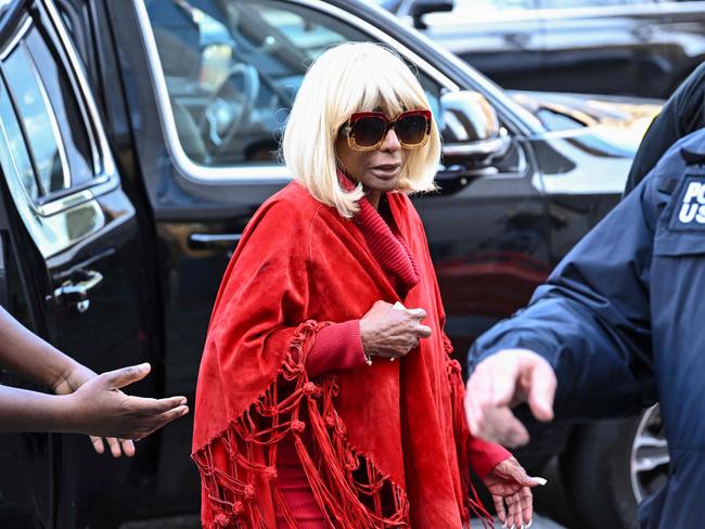 Sean 'Diddy' Combs' mother Janice Combs arrives for Diddy's pre-trial hearing at the Southern District of New York Federal Court. Picture: Angela Weiss/AFP