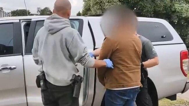Police arrest pharmacist Antoine Yacoub. Picture: VicPol