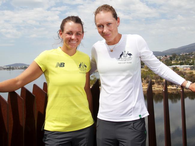 Casey Dellacqua and Sam Stosur will play doubles against the US.