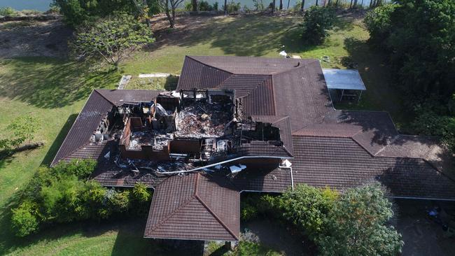 Drone footage of the Nerang mansion. Picture: Glenn Hampson