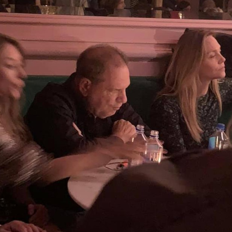 Vino (left) was seen with Weinstein when he was confronted at a New York bar in October last year.