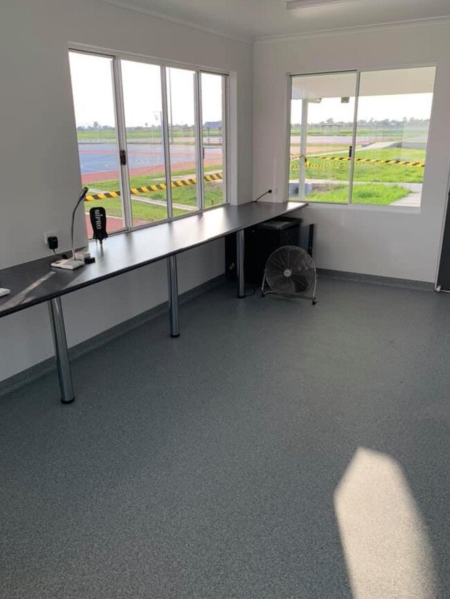 Inside the new facilities at Mackay Netball Association.