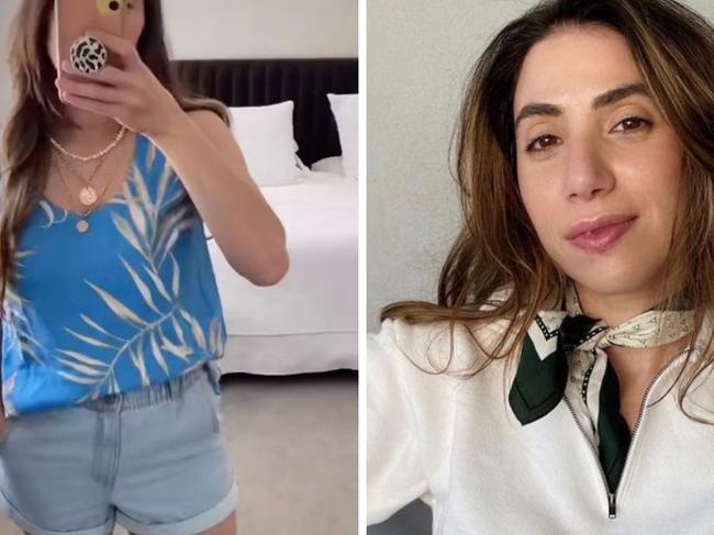 Mum shares how to create three Kmart outfits for $66. Picture: TikTok