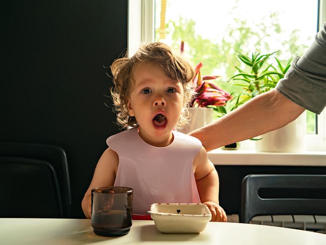 Before even considering helping your child, you must ascertain your child is actually choking and not just experiencing mild discomfort or coughing. Picture: iStock