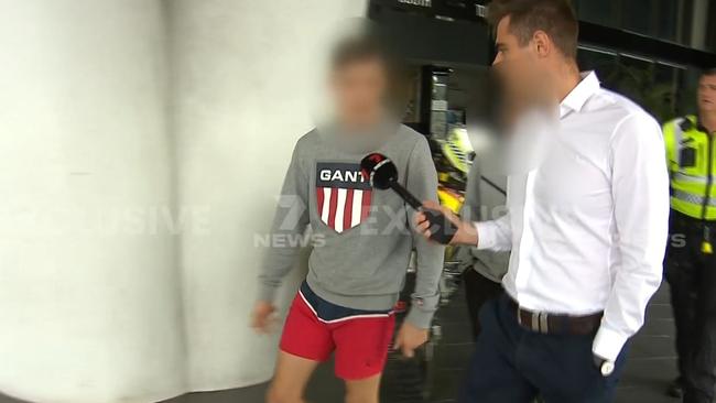 “Didn’t do it bro”. Picture: 7News Gold Coast.