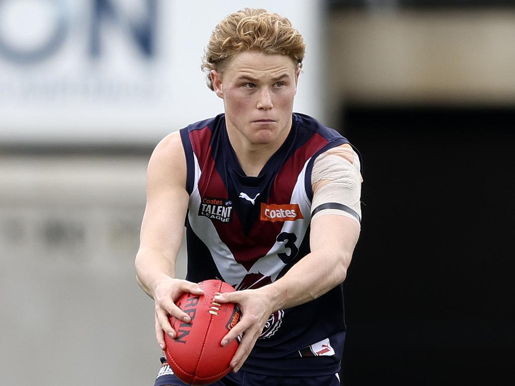 Levi Ashcroft’s coach believes Richmond has to put a bid on the Brisbane Lions father-son prospect at No.1. Picture: Getty Images