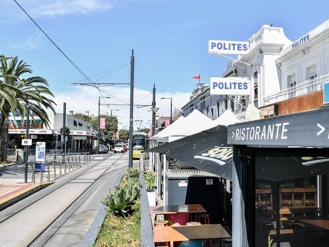 Jetty Rd, Glenelg. Photo: AAP Image/ Morgan Sette