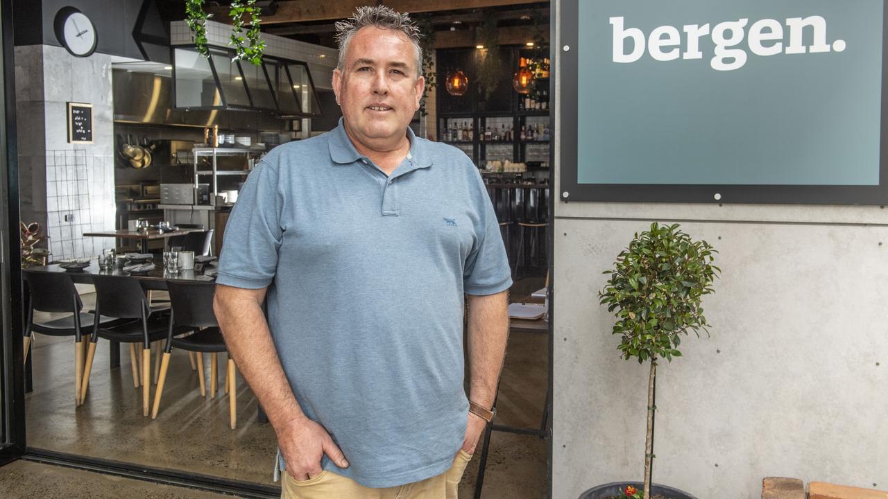 Toowoomba chef Clayton Costigan has opened the Bergen restaurant in the Waltons Stores. Picture: Nev Madsen