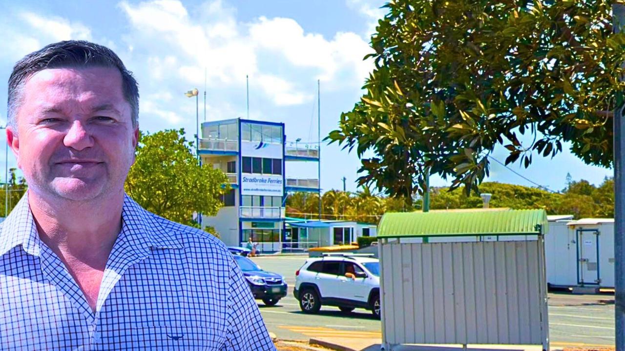 Sealink general manager Ben Renwick at the Toondah Harbour ferry terminal which he says could be reconfigured to make it safer. Picture: Contributed