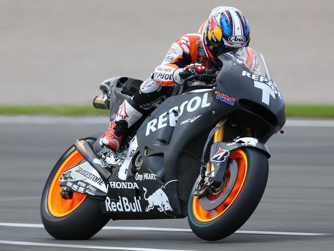 Pedrosa was second fastest for the day on the 2015 Honda.