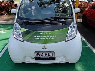 An electric car. Picture: Chris Ison ROK311017celectriccar