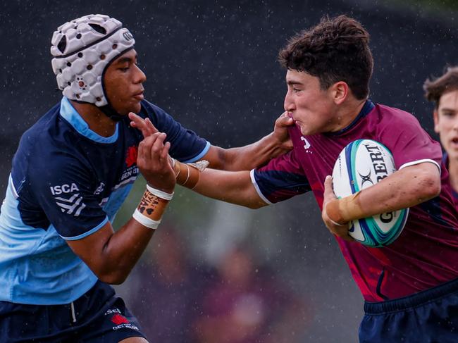 Action in the U15 match between Gen Blue and Queensland Reds. Pic: Kev Nagle