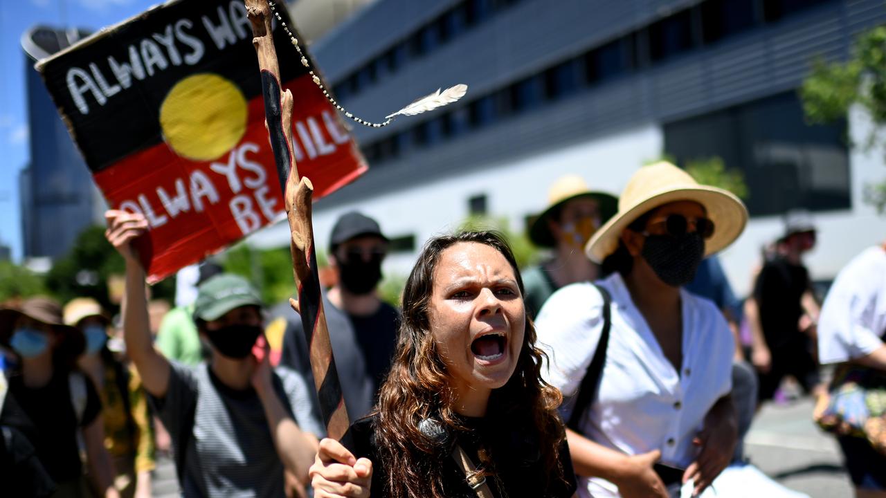 ‘Invasion Day’ rallies have grown in attendance. Picture: Dan Peled/NCA NewsWire