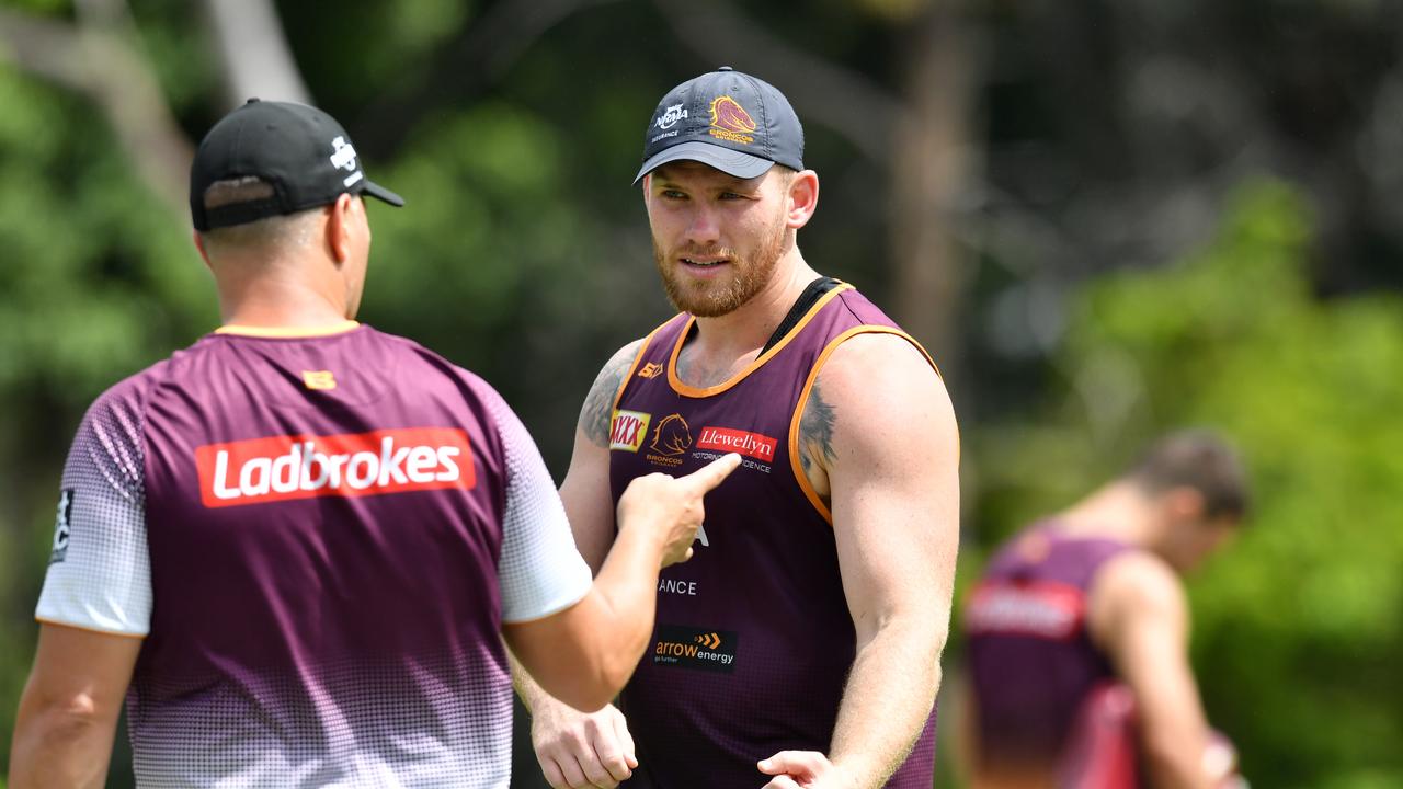 Anthony Seibold worked with Matt Lodge at the Broncos when the prop forward was cleared to return to the NRL. Picture: AAP Image/Darren England