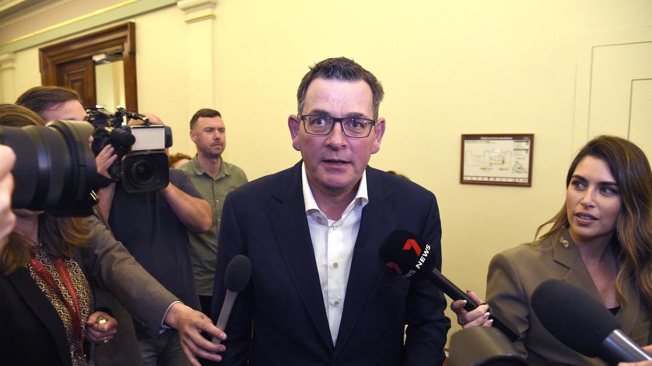 Retiring Victorian Premier Daniel Andrews could be in for a lucrative career post-politics. Picture: Andrew Henshaw