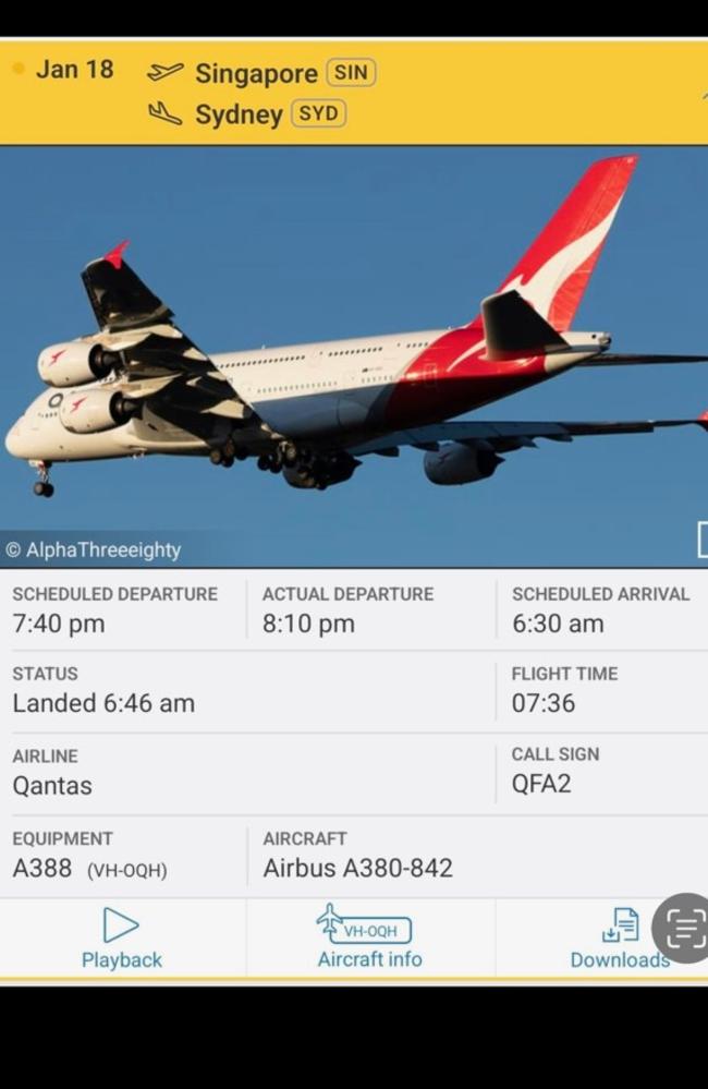 The airline said the plane was subject to a deep clean ‘but it was clearly not up to standard’.