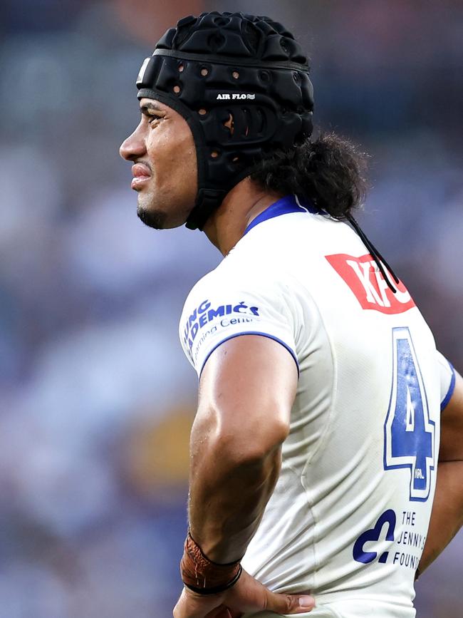 Stephen Crichton of the Bulldogs. Photo by Brendon Thorne/Getty Images.