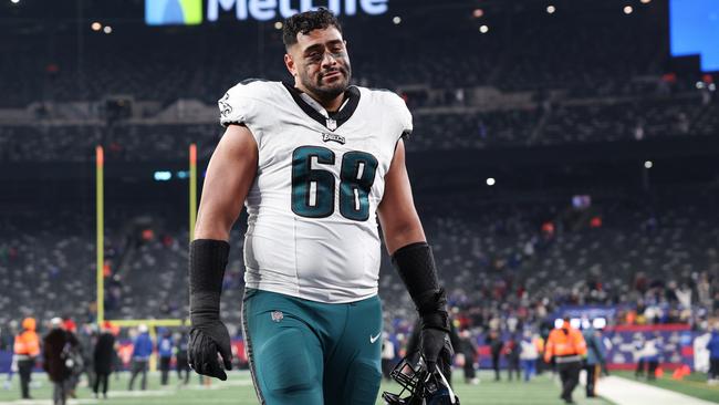 Jordan Mailata is raking it in. (Photo by Elsa/Getty Images)