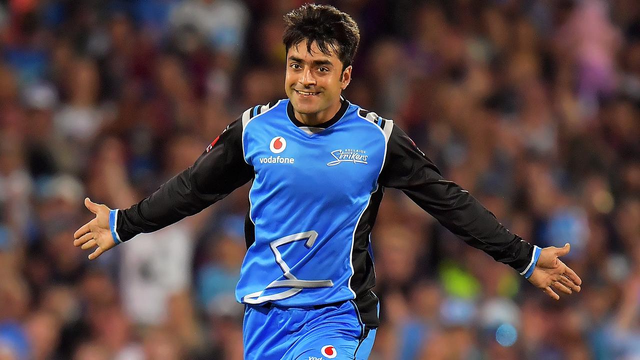 Michael Vaughan rates Rashid Khan as the best bowler in the BBL. Picture: Getty