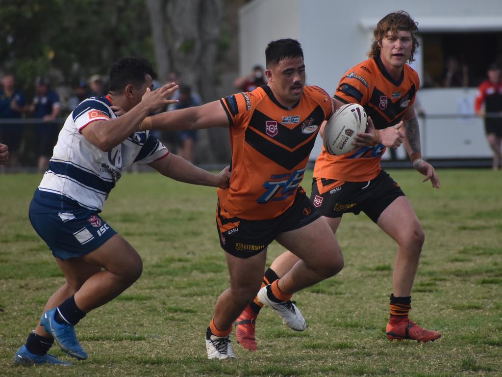 Kimihia Pakipaki-Hemopo in the Wests Tigers v Mackay Brothers grade A semi final rugby league match, August 29, 2021. Picture: Matthew Forrest