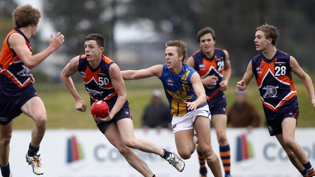 Lever in action during the 2013 TAC Cup season. Picture: Sarah Matray.