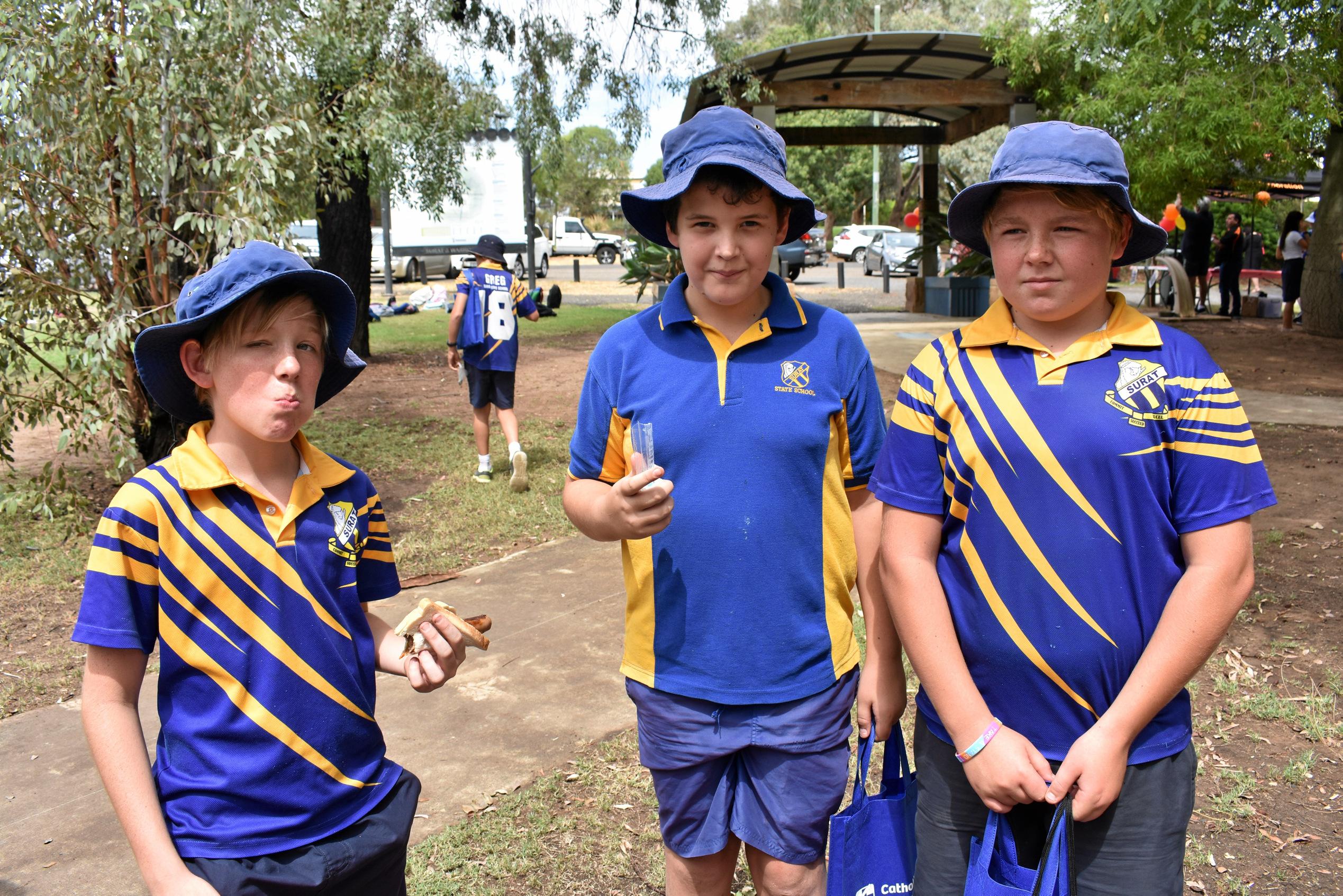 Jack Watson, Tyler Elliott and Kyran Brown. Picture: Jorja McDonnell