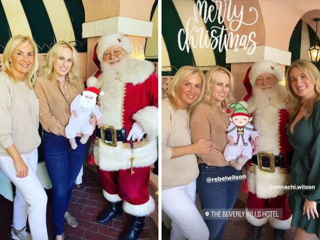 Rebel Wilson posted these cute photos. Picture: Rebel Wilson/Instagram