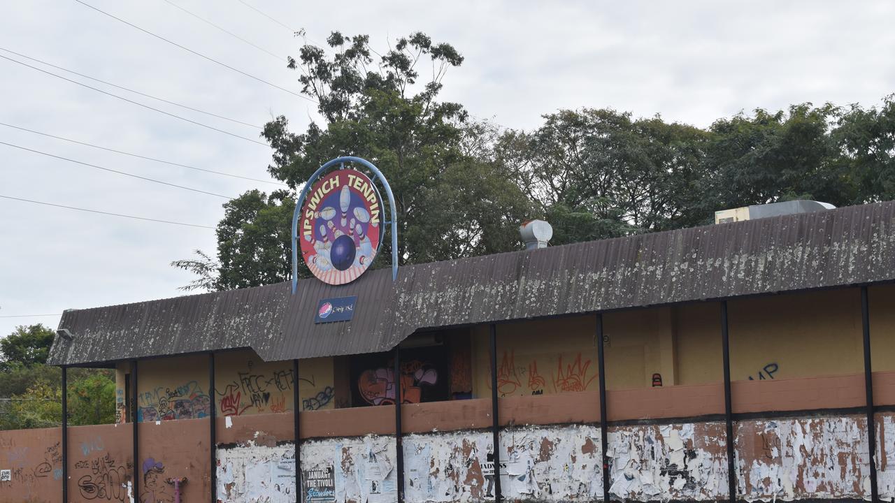 The building which used to house Ipswich Tenpin has sat empty since the 2011 floods.