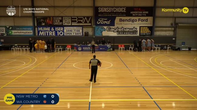 Replay:  NSW Metro v WA Country (Boys) - Basketball Australia Under-16 National Championships Day 6