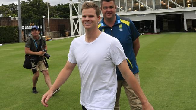 Steve Smith said it was like he and David Warner never left. Picture: Getty