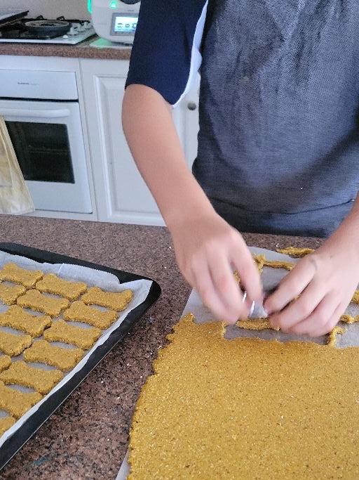 Ollie Jabs makes his dog treats at home. Picture: Facebook