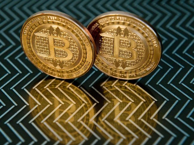 Bitcoin's stratospheric rise follows the digital currency's embrace by mainstream trading platforms. Picture: AFP/ Karen Bleier