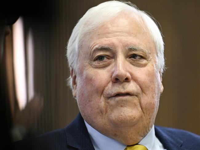 Clive Palmer, chairman and party spokesman for Trumpet of Patriots, spent millions again on the 2025 election campaign. NewsWire / Martin Ollman