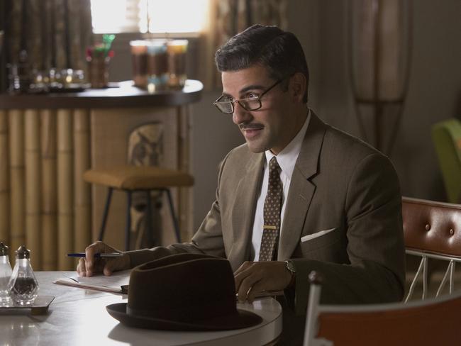 Oscar Isaac in a scene from Suburbicon. Picture: Hilary Bronwyn Gayle/Paramount Pictures via AP