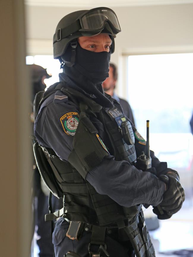 A tactical police officer from Operation Astatine