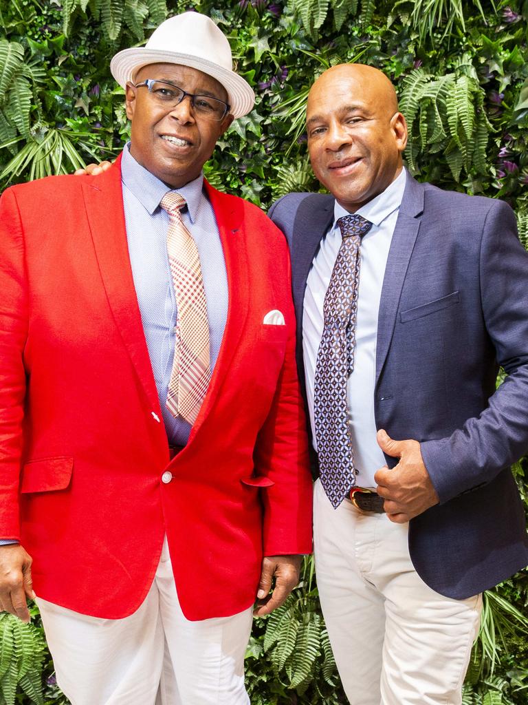 Herman Wheeler and Richard Freeman at Treasury Brisbane. Picture: Richard Walker/AAP
